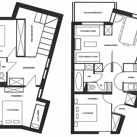 Duplex Pour 10 Pers., Proche Pistes Et Centre - Fr-1-329-105 公寓 *