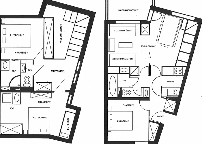 Duplex Pour 10 Pers., Proche Pistes Et Centre - Fr-1-329-105 Appartement *